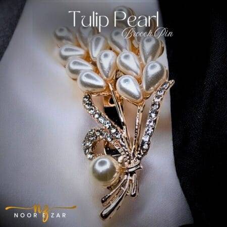 Tulip Pearl Brooch Pin