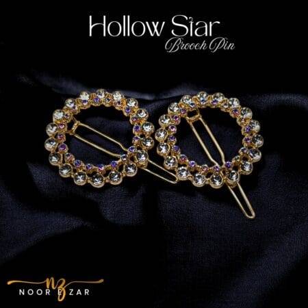 Hollow Star Brooch Pin