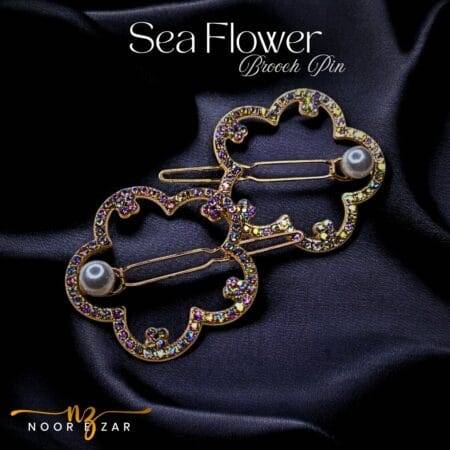 Sea Flower Brooch Pin