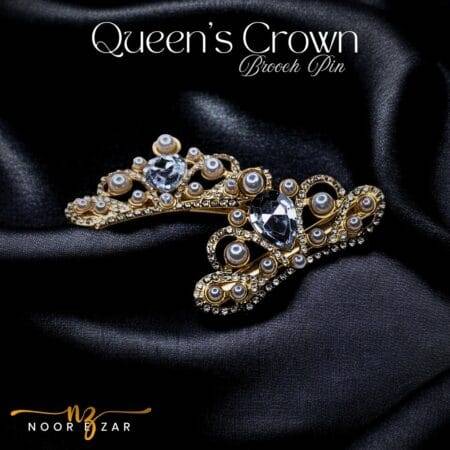 Queen's Crown Brooch Pin