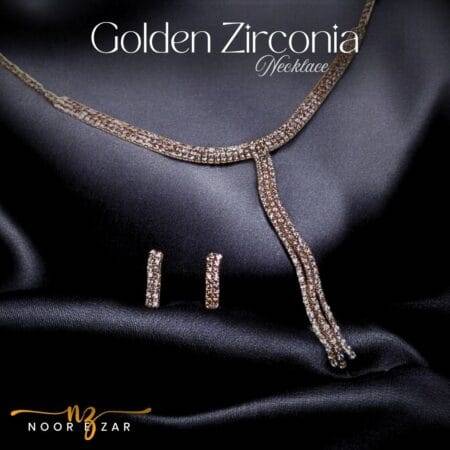 Golden Zirconia Bridal Set