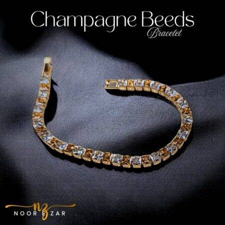 Champagne Beeds Bracelet