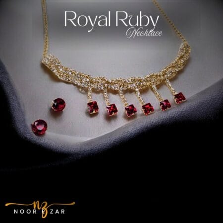 Royal Ruby Bridal Necklace