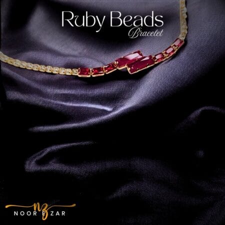 Ruby Beads Bracelet