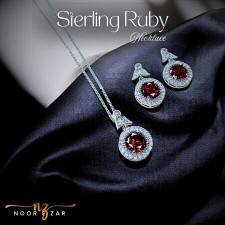 Sterling Ruby Necklace