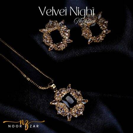 Velvet Nigh Gold Plated 1 Karat Necklace for Women