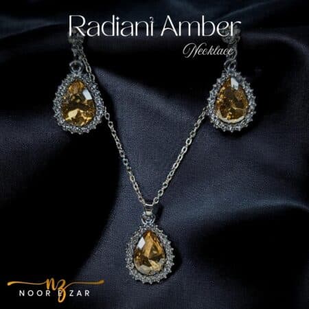 Radiant Amber Necklace 1 Karat