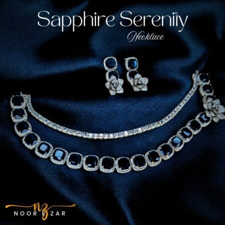 Sapphire Serenity Necklace Set