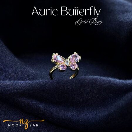 Auric Butterfly Gold Ring