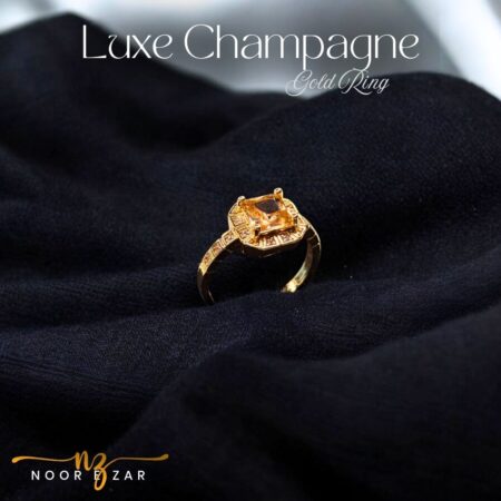 Luxe Champagne Gold Ring