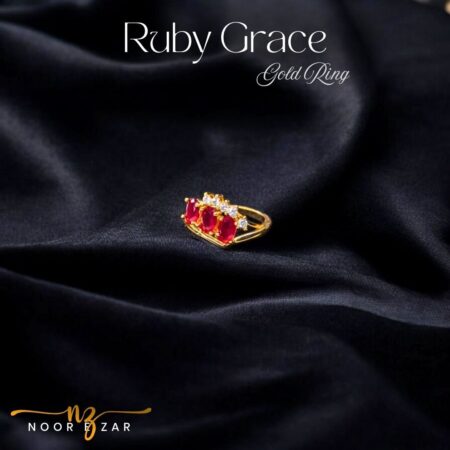 Ruby Grace Gold Ring