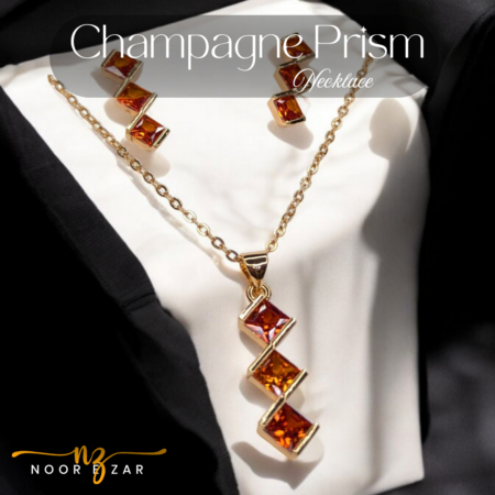 Champagne Prism Gold Necklace