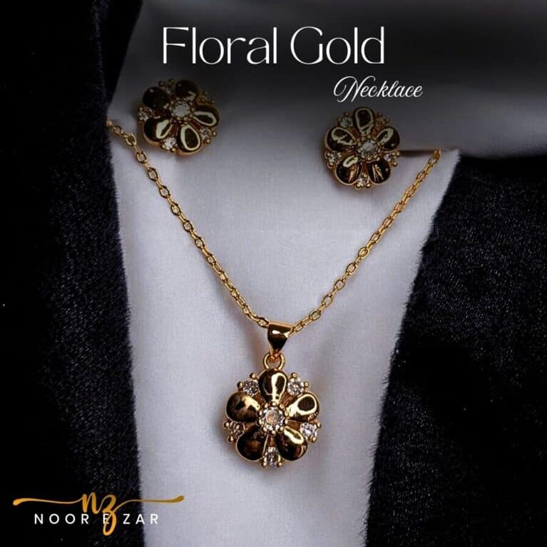 Floral Gold Necklace