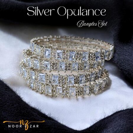 Silver Opulance Bangles Set