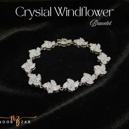 crystal windflower bracelet