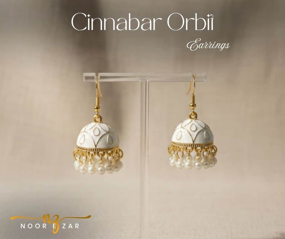 Cinnabar Orbit Earring