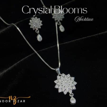 crystal blooms necklaces