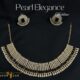 pearl elegance bridal necklace
