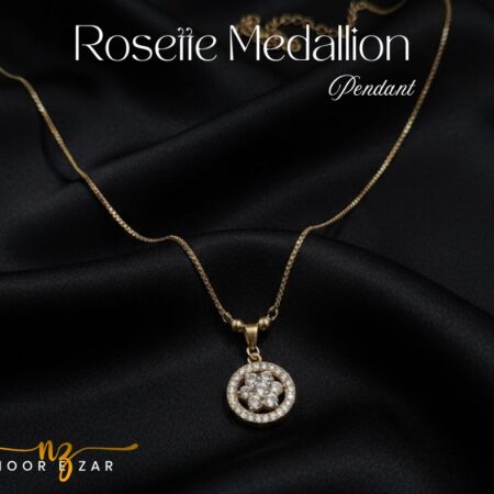 rosette medallion pendant