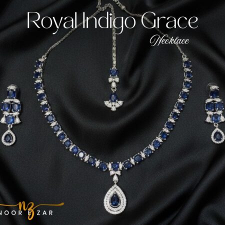 royal indigo grace bridal necklace