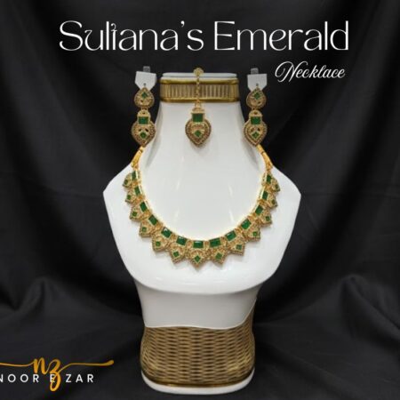 sultana’s emerald bridal set