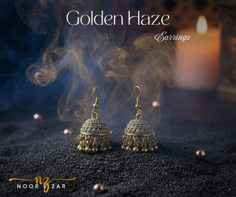 golden haze earrings