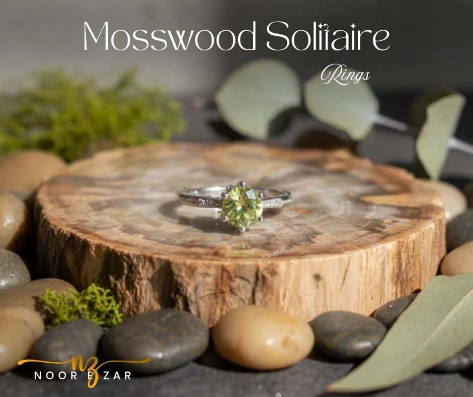 mosswood solitaire ring