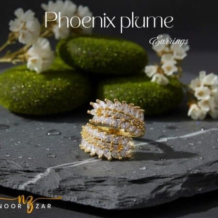 phoenix plume earrings