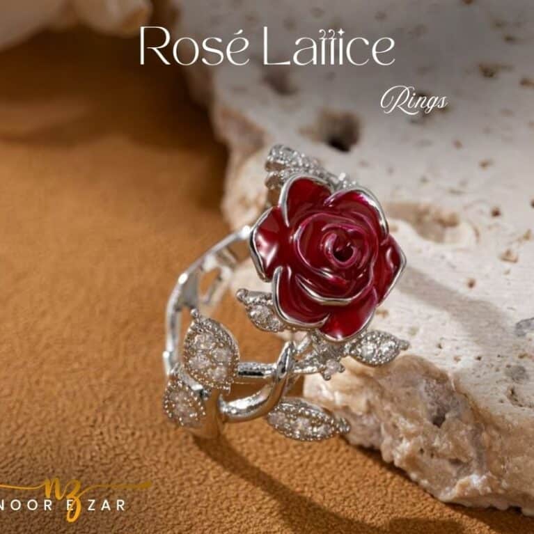 rosé lattice ring