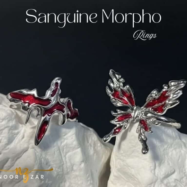 sanguine morpho rings