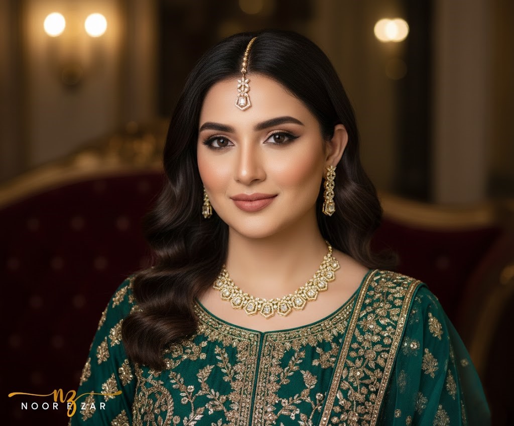noor e krystal bridal set