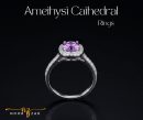 Amethyst Cathedral Ring